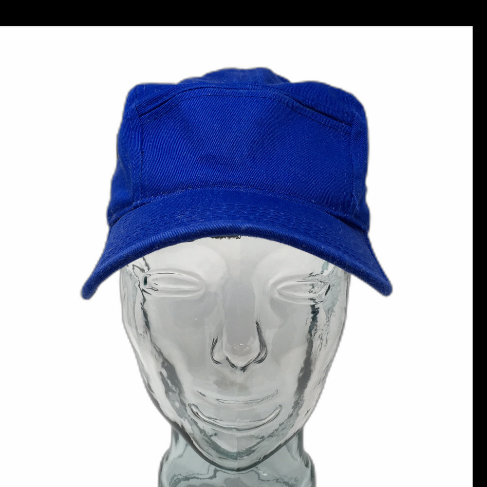 Womens K & B Ethos Baseball Cap Cotton Blue 5 Panel OSFM Strap Back Hat
